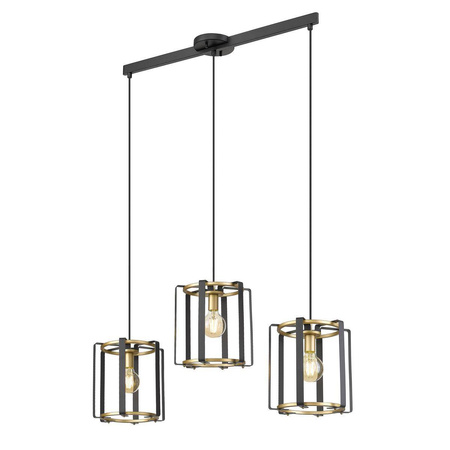 Lampa wisząca Primero  (PND-44003-3-BK-GD) - Italux