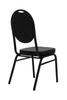 Krzesło bankietowe / konferencyjne HEBE   czarne (KH1501100312) - King Home