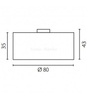 Plafon ONDE 80 (67837 - Ramko)