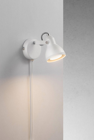 Lampa ścienna ASLAK Nordlux GU10 35W Metal Biały