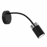 Kinkiet flex JOKER BLACK CHROME 1xGU10 (MLP8534) - Milagro
