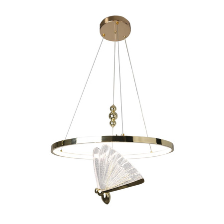 Lampa wisząca Marissa Ring złota LED CCT (LP-2515/1P GD) - Light Prestige