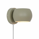 Lampa ścienna BELIR Nordlux G9 5W Metal Zakurzona zieleń