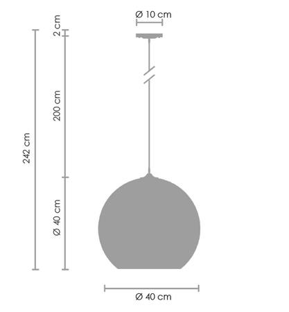 Lampa wisząca MIRROR GLOW - L (ST-9021-L chrome) - Step into Design