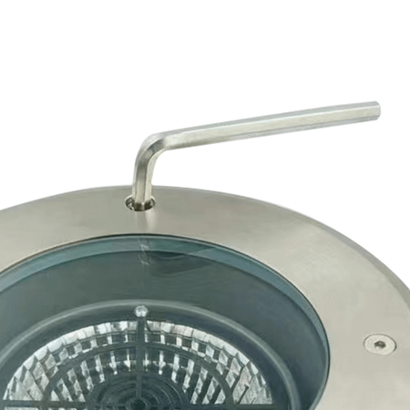 OUTDOOR RECESSED LIGHT LED 15W 3000K STAINLESS STEEL (E361 Zambelis) - Zambelis