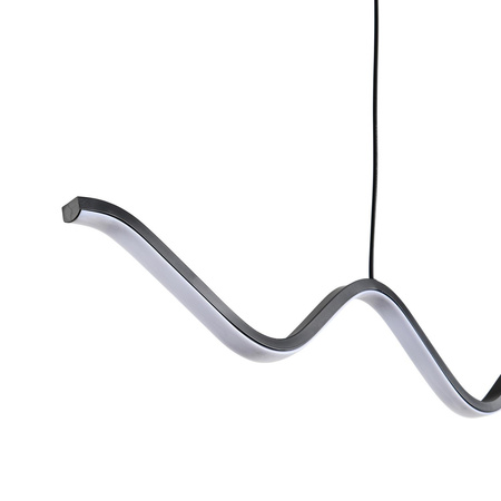 Lampa wisząca ZIGZAG LED czarna 90 cm (ST-MD240602 BLACK) - Step into Design