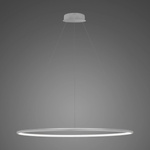 Lampa wisząca Ledowe Okręgi No.1 100cm 3k srebrna Dali (LA073/P_100_in_3k_silver_Dali) - ALTAVOLA DESIGN