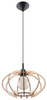 Lampa wisząca MANDELINO naturalne drewno (SL.0392) - Sollux