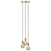 Lampa wisząca PACO Nordlux E27 3x25W Metal Mosiądz