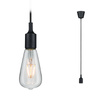 Ketil Lampa wisząca IP44 max. 1x20W E27 Czarny 230V silikon/Tworzywo sztuczne (PL50346) - PAULMANN
