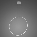 Lampa wisząca Ledowe Okręgi No.1 X 100cm 4k srebrny Dali (LA073/X_100_in_4k_silver_Dali) - ALTAVOLA DESIGN