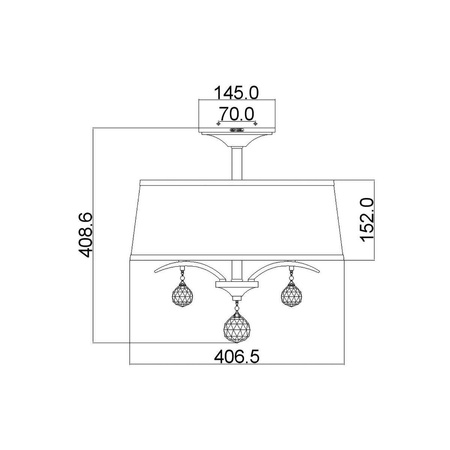 Lampa sufitowa Whitney (QZ-WHITNEY-SF) - Elstead Lighting