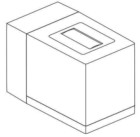 Kinkiet zewnętrzny VOSS 5128 GRAPHITE LED 6,4W 4000K SINGLE-SIDED EEI E Norlys