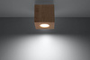 Plafon QUAD naturalne drewno (SL.0493) - Sollux