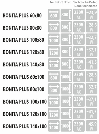Lustro BONITA PLUS - MCJ