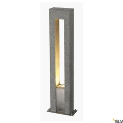 ARROCK ARC, lampa podłogowa outdoor, QPAR51, IP44, salt & pepper, granit, maks. 35W (231420) - SLV