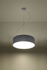 Lampa wisząca ARENA 35 szara (SL.0116) - Sollux