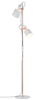 Neordic Haldar Lampa podłogowa max. 2x20W E14 230V Biały/Miedziany Mat Metal (PL79660) - PAULMANN