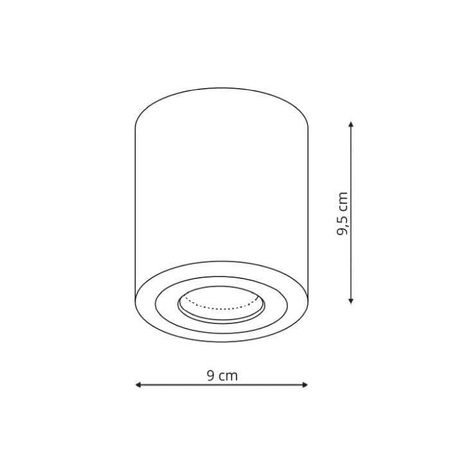 Oprawa natynkowa Faro XL (LP-1464/1SM XL CH) - Light Prestige