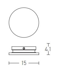 WALL LAMP LED 7.5W 3000K (20271 Zambelis) - Zambelis