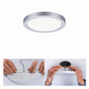 Plafoniera VariFit AREO LED 6.5W 500lm 4000K okrągla 118mm IP44 230V chrom matowy / tworzywo sztuczne (PL93037) - PAULMANN
