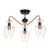 Lampa sufitowa Armand (DL-ARMAND-SF3-AB) - Elstead Lighting