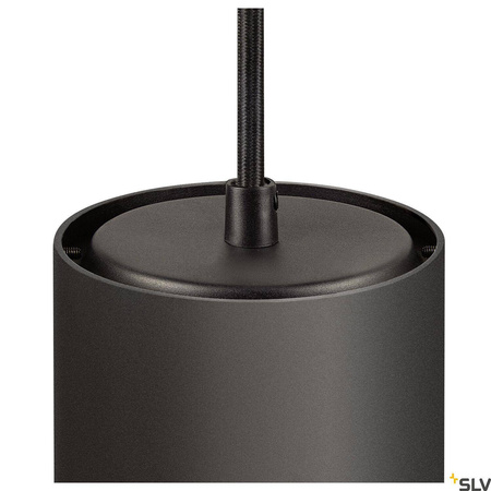 NUMINOS® PD DALI L, wewnętrzna oprawa wisząca LED, czarna/czarna 2700 K 24° (1004626) - SLV