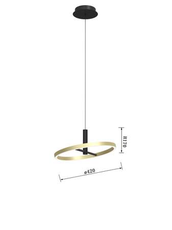 BREST - Lampa wisząca pojedyncza (6016-104L) - Aviano Lighting