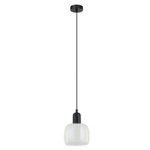 Lampa Wisząca Lamezia (PND-67594-1-BK+CL) - Italux