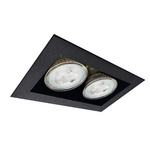 Lampa wpuszczana Cage in mini 1-2 - Czarna   (3034) - Brosline