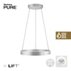 PURE E-CLIPSE LAMPA WISZĄCA ALUMINIUM (2561-95) - Paul Neuhaus
