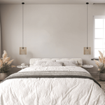 PENDANT LAMP E27 MAX 40W RATTAN NATURAL (20234 Zambelis) - Zambelis
