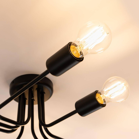 Żyrandol VECTOR 8 czarny (SL.1448) - Sollux Lighting