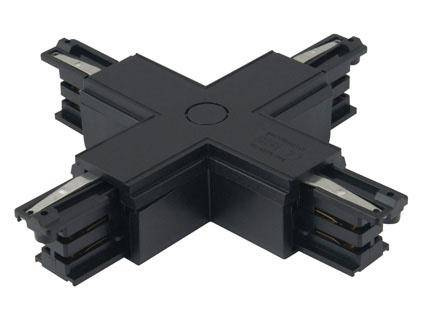 Łącznik "X" DOBAC TRACK czarny (MHT1-X-BK) - Maxlight