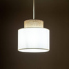 Lampa wisząca DUO WHITE JUTA (10078) - TK Lighting