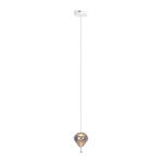 MAXLIGHT P0576 LAMPA WISZĄCA PALLONCINI 1 SMOKY GLASS