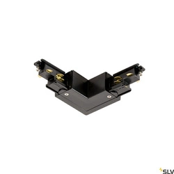 S-TRACK DALI, złącze L, regulowana, z możliwością zasilania, kolor czarny (1007816) - SLV