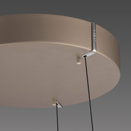 Lampa wisząca z płynną regulacją wysokości PURE E-CLIPSE BRĄZOWY (2560-97) - Paul Neuhaus