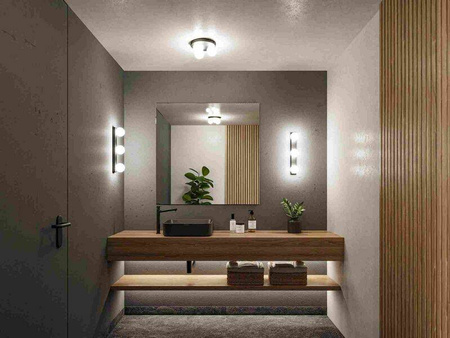 Lampa sufitowa GOVE IP44 czarna (PL71070) - PAULMANN
