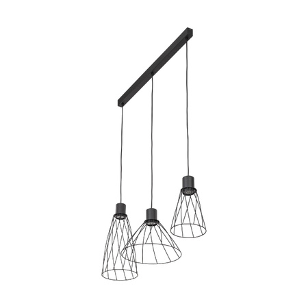 Lampa wisząca MODESTO BLACK 3 listwa (10149) - TK Lighting