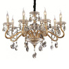 Lampa wisząca NEGRESCO SP8 kol. złoty (087764) Ideal Lux - żyrandol