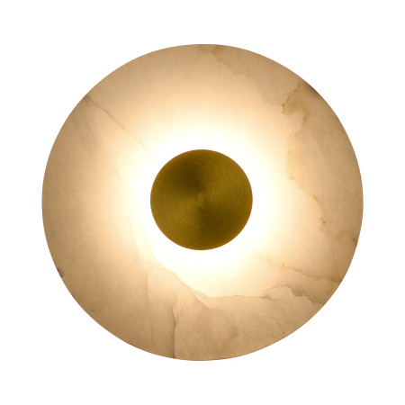 Marmurowy Kinkiet Dalinia 1xLED złoty (WL0114) - Yaskr