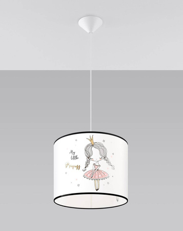 Lampa wisząca do pokoju dziecka bajkowy wzór PRINCESS 30 (SL.1414) - Sollux Lighting