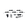 Oprawa do wbudowana Plug & Shine MicroPen II zestaw kompletny 5x0,2W 3000K IP67 24V zestaw dodatkowy srebrny / stal (PL93695) - PAULMANN