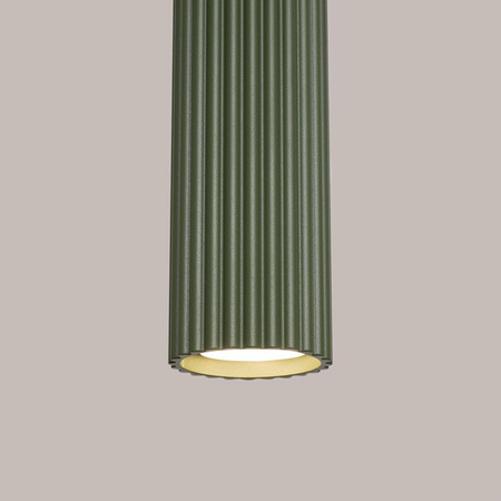 Lampa wisząca KARBON 3L zielona oliwka (SL.1613) - Sollux Lighting