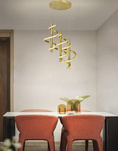 CLARET Spiralna lampa wisząca potrójna okrągła z dekoracyjnymi kryształami (9209-0315) - Aviano Lighting