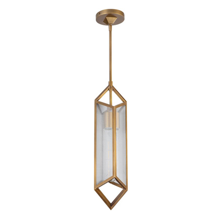 Lampa wisząca Cairo - 1 źródło światła - Vintage mosiądz (QN-CAIRO-1P-VBS-CR) - Quintiesse
