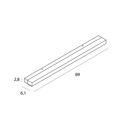 MAXLIGHT W0410D KINKIET TRIO 10W, CHROM, IP44, 4000K