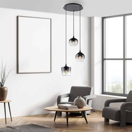 ZEA LAMPA WISZĄCA CZARNY (15424-18) - Paul Neuhaus