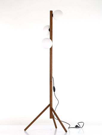 Lampa podłogowa ESTERA WOOD ORZECH 3 PŁ (16045) - TK Lighting